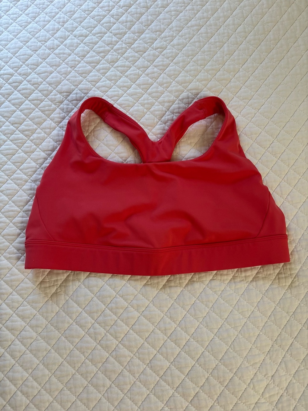 Athleta dark orange racer back jog bra size 1X